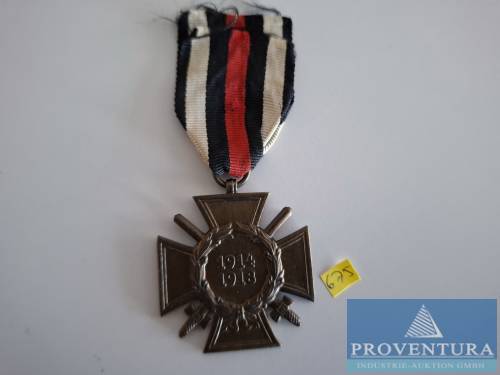 Ehrenkreuz für Frontkämpfer 1914/1918 Hersteller ERBE